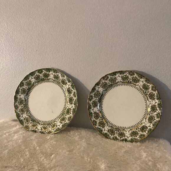 Vintage Dunn Bennett Coronation 7-1/4" Salad Plates (2) - Picture 2 of 5